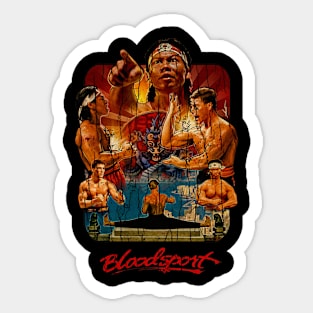 Vintage Bloodsport Sticker